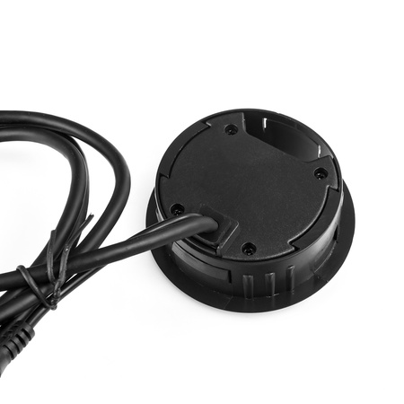 Spacetronik SPS-R0D5B round countertop socket