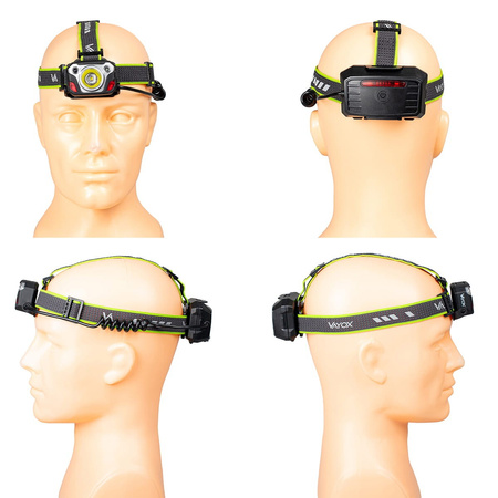 Latarka czołowa 10W powerbank sensor VAYOX VA0103