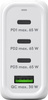 3x USB-C USB sieťová nabíjačka 68W Goobay WHITE