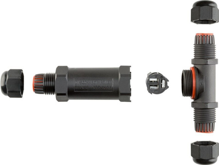 Elektrischer Kabelstecker T-Typ IP68 Goobay