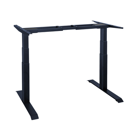 Biurko regulowane Vegard elektryczne dwusilnikowe MDF niebieskie