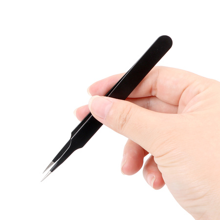 Set of 9 ESD precision tweezers SPM-T03