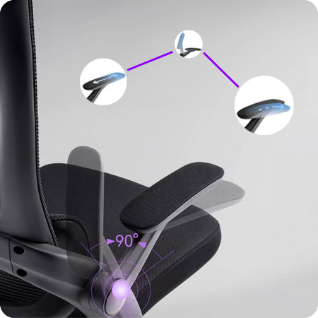 Kancelárske otočné kreslo Doris 10 Black