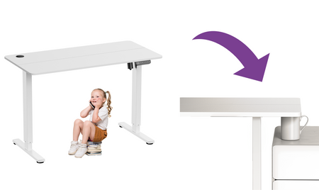 Spacetronik Moris 120WW 140x60 elektrický stôl