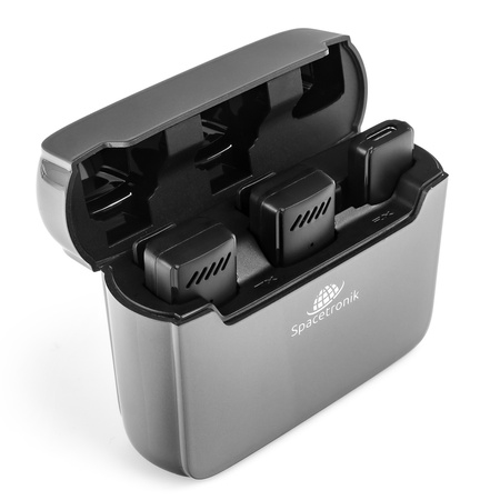 2x bezdrôtový mikrofón USB-C