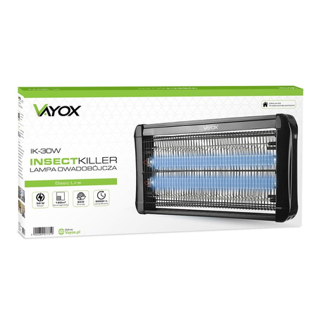Lampa UV na owady wisząca/stojąca VAYOX IK30W