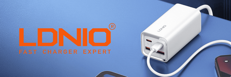 Ładowarka 65W LDNIO A4610C 2xUSB + 2xUSB-C PD QC