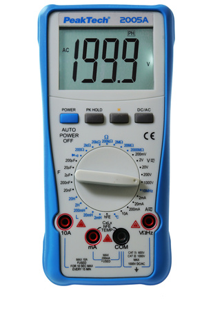 PeakTech 2005A Digital DCV ACV DCA ACA Multimeter