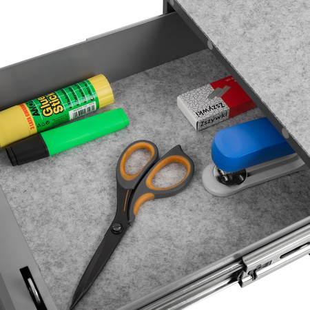 Spacetronik SPB-121W under-counter desk drawer