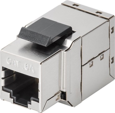 Złącze Keystone RJ45 CAT 6A STP Modułowe 2xRJ45