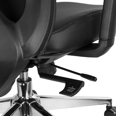 Regulowany Fotel biurowy obrotowy 5D MAURO Czarny