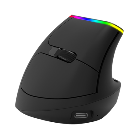 Kabellose vertikale Maus Delux M618 DB