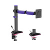 Ametystowy uchwyt RGB monitor Spacetronik SPAA112L