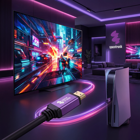 UHS HDMI 2.1 8K kábel Spacetronik SH-SPR015 15 m