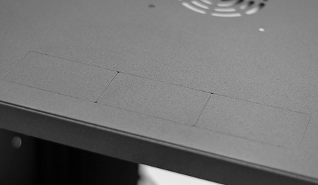 19'' RACK 12U 600x450mm SCHWARZ Glastür