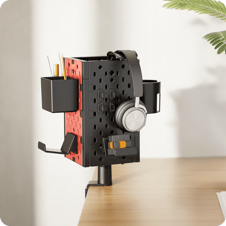 Příslušenství pro držitele perforovaná deska SPB-154R, červená/černá