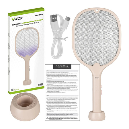 Packa klapka UV na owady VAYOX IKV-960 500mAh ecru