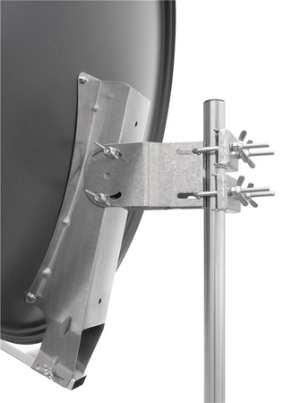 80cm Goobay Aluminium Satellitenschüssel GRAPHITE