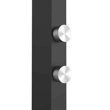 Podwójna lampa podłogowa LED GLOW D24 Pro Czarna