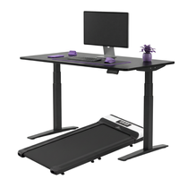 Zestaw Spacetronik: biurko regulowane SPE-244 + bieżnia SPE-W03 + blat SPT-PC21