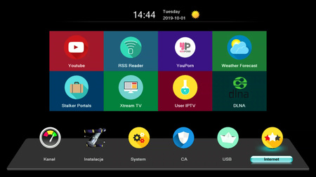 APEBOX S2 H.265 IPTV Xtream Stalker ccam oscam M3U