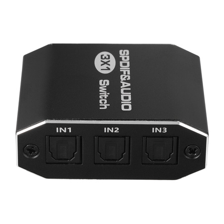 Optyczny rozdzielacz audio SPDIF Toslink 1x3