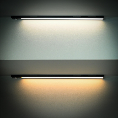 Bezprzewodowa lampa LED Czujnik ruchu 20cm Czarna