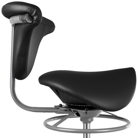 Ergonomiczny hoker regulowany SELLA 2 czarny