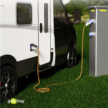 EV charging adapter plug AC 23kW 230V 10A LAPP