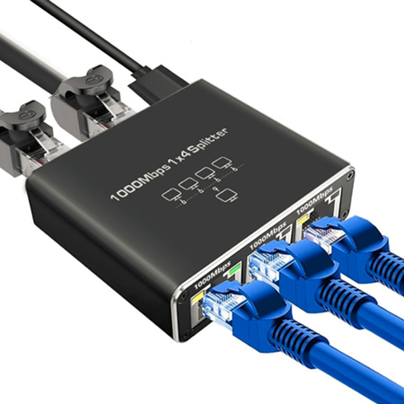 Ethernetový rozbočovač RJ45 1 až 4 SP-SG104 Gigabit