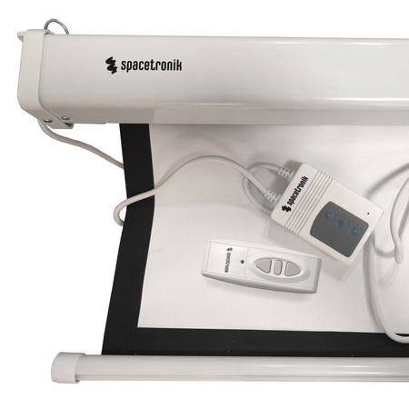 Zestaw ekran elektryczny PVC EASY VIEW uchwyt SPA P02B transmiter SPH CW32