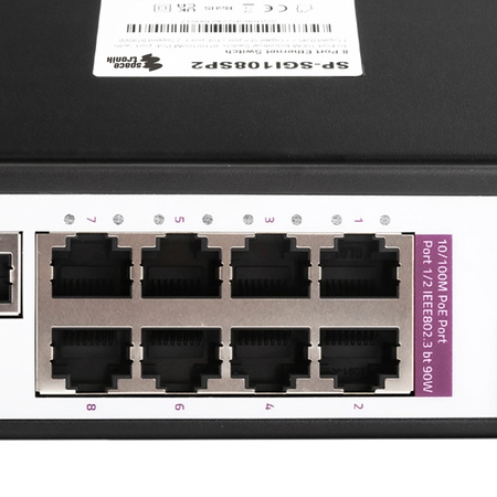 SWITCH 8-Port SP-SGI108SP2 Industrieller PoE SFP