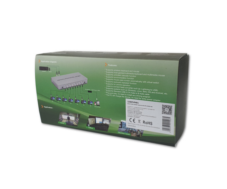 Spacetronik SPU-81SW PRO USB 8/1 KVM Switch