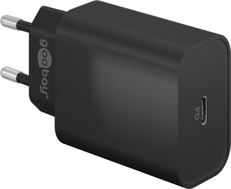 Goobay USB-C PowerD 45W síťová nabíječka ČERNÁ