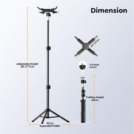Stativ pro projektor 177cm VESA stojan Yaber YH-170
