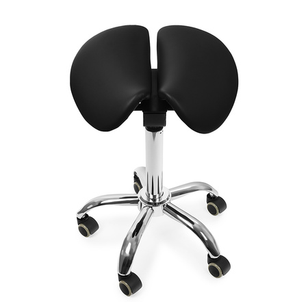 Ergonomic adjustable hocker SELLA black