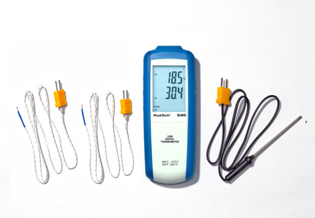 PeakTech 5140 Digital 2-Channel Temperature Meter