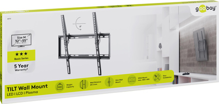 Goobay BASIC TILT M držák TV 32"-55" do 35 kg