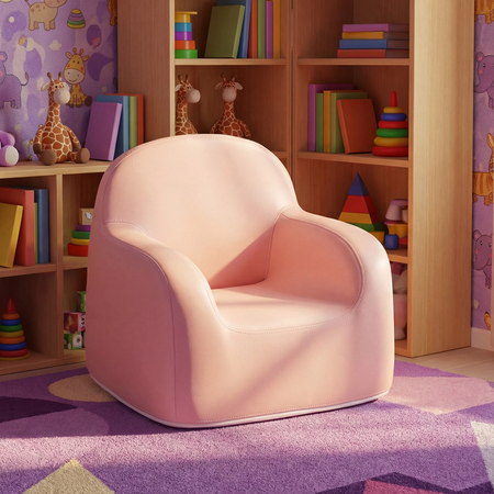 Zestaw mebli dziecięcych Spacetronik – stolik, sofa i foteliki różowy