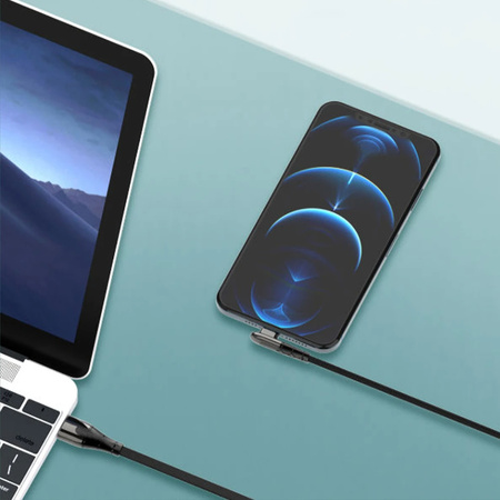 Kábel USB-A/Lightning LDNIO 90st uhol 1m LS581L