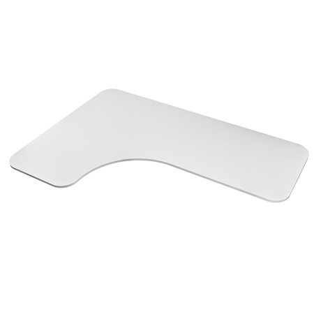 Corner desk top 160x110x60x18 cm White L