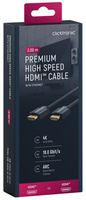 Kabel CLICKTRONIC HDMI 2.0 4K 60Hz 2 m