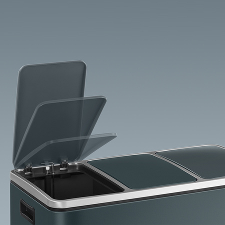 Funky Trash Can Gray Black Spacetronik Potrójny