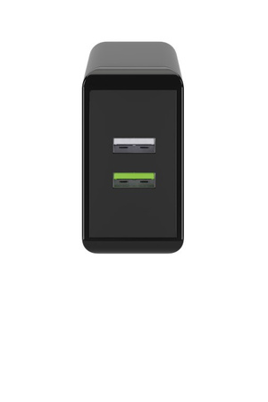 Napájecí nabíječka 2x USB QC 3.0 28W Goobay BLACK