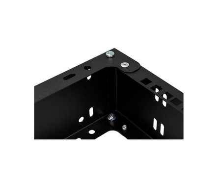 19" 3U 330mm Wall Rack Bracket Black