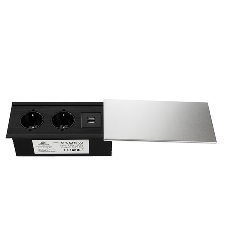 Spacetronik SPS-S24S V2 COMPACT countertop socket