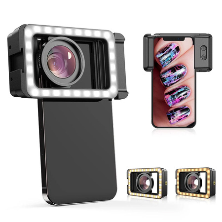 Apexel M15 15x Makroobjektiv mit LED 4K FULL HD