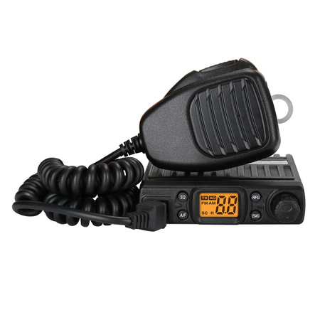 CB Radio Mini SQ/ASQ Gain AM/FM Spacetronik CB-27