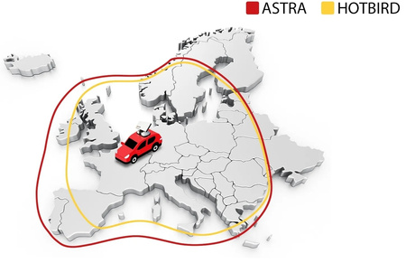 Antena SAT automatyczna SelfSat Snipe 3R GPS pilot
