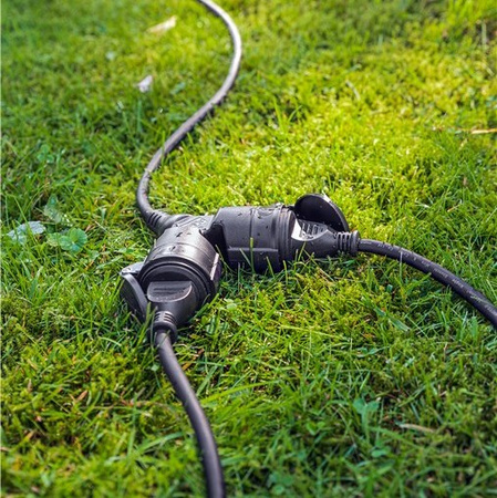 Goobay electric extension cable 2x socket 25m